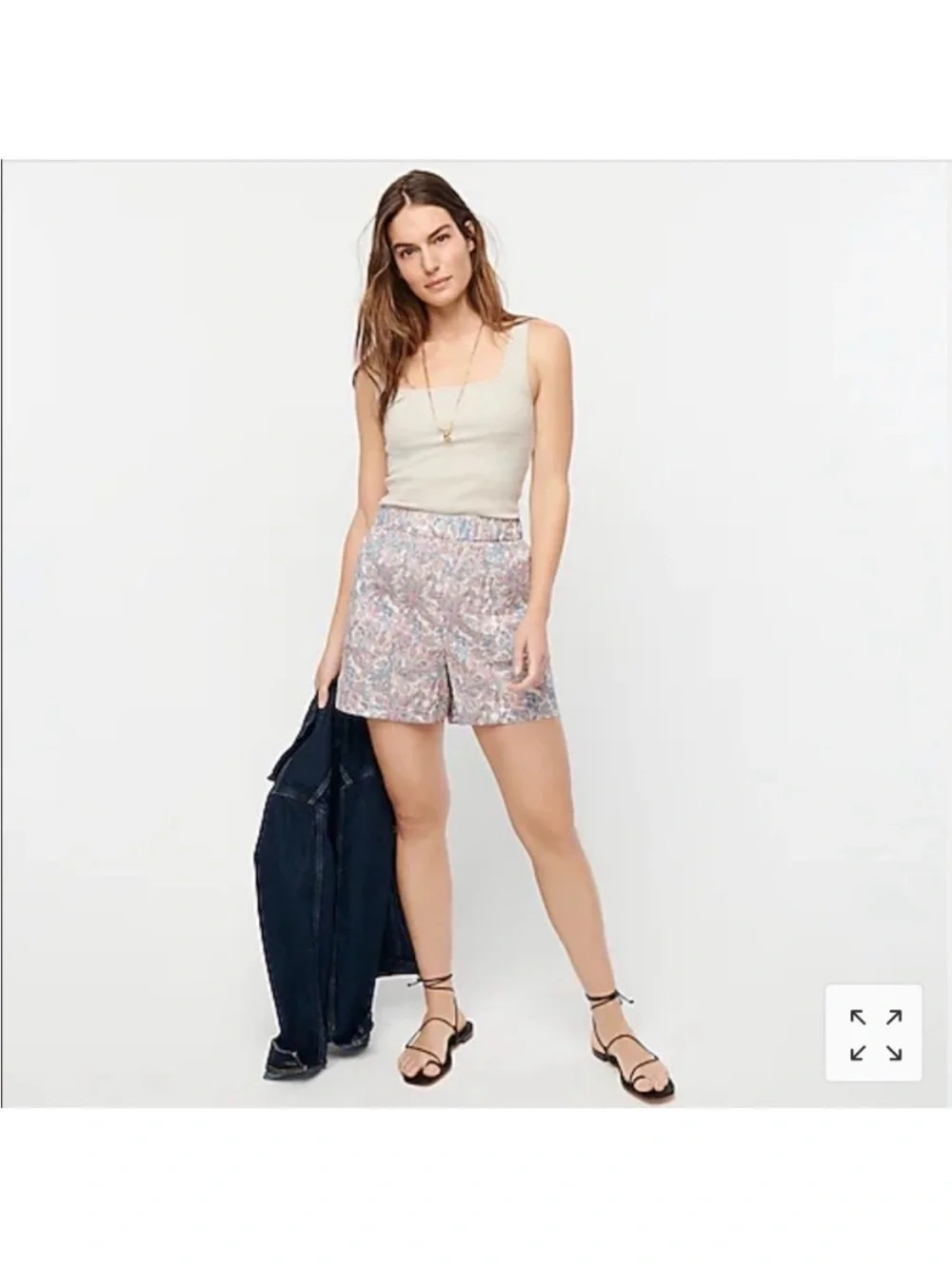 NWT J. Crew Pull-on camp short in Liberty® florals